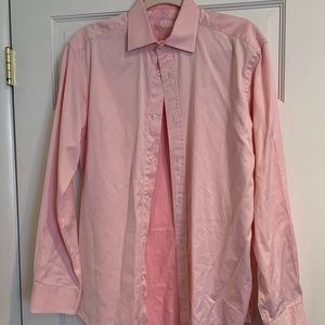 Bugatchi pink men shirt